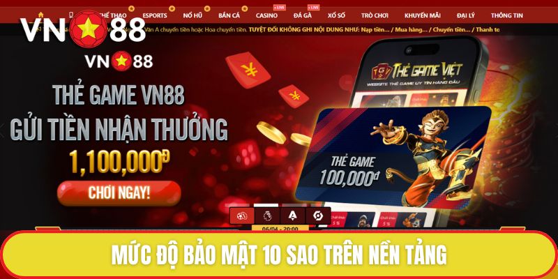 Trang chủ 31 Mức độ bảo mật 10 sao trên nền tảng