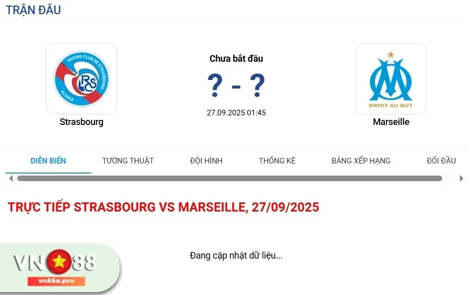 Nhận định Strasbourg vs Marseille, 1h45 ngày 27/9: Pháo Đài Meinau Chờ Sụp Đổ Hay Kẻ Thống Trị Sa Lầy? 1 Strasbourg vs Marseille: 1h45 ngày 27/09/2025, Ligue 1